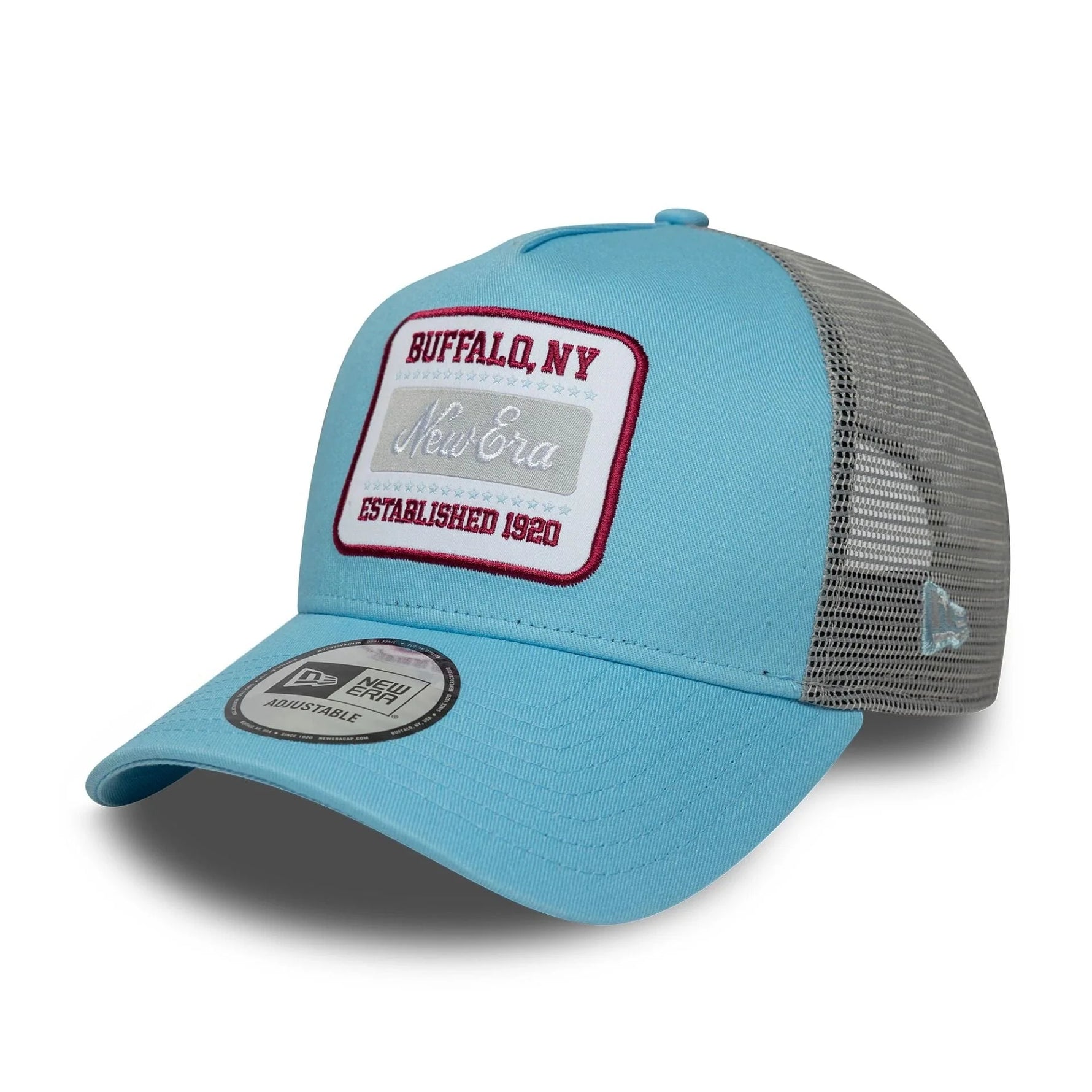 New Era Patch Pastel Blue 9FORTY A-Frame Trucker sapka - Sportmania.hu