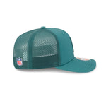 New Era Philadelphia Eagles NFL Sideline 2025 Dark Green 9SEVENTY Trucker Stretch Snap - baseball sapka