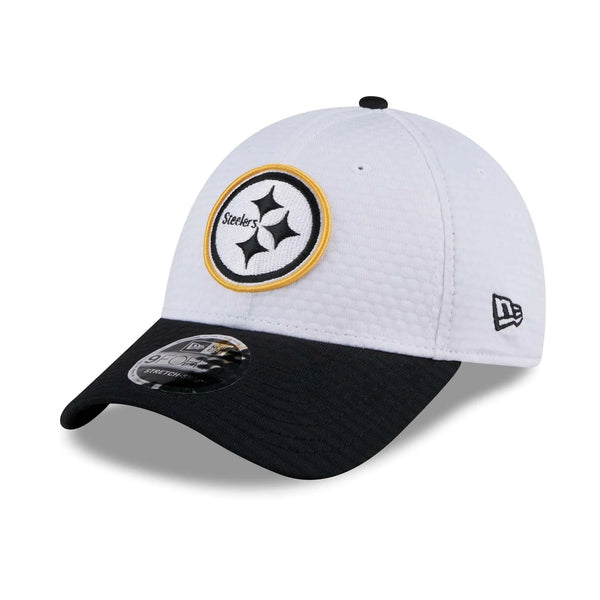 New Era Pittsburg Steelers Training 2024 White 9FORTY Stretch Snap sapka Baseball sapka - Sportmania.hu