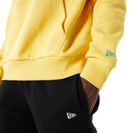 New Era Rubber Patch Yellow kapucnis pulóver