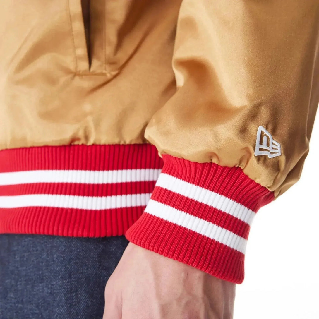 New Era San Francisco 49Ers NFL Beige Satin Bomber kabát - Sportmania.hu