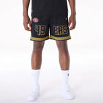 New Era San Francisco 49ers NFL Mesh Black Short