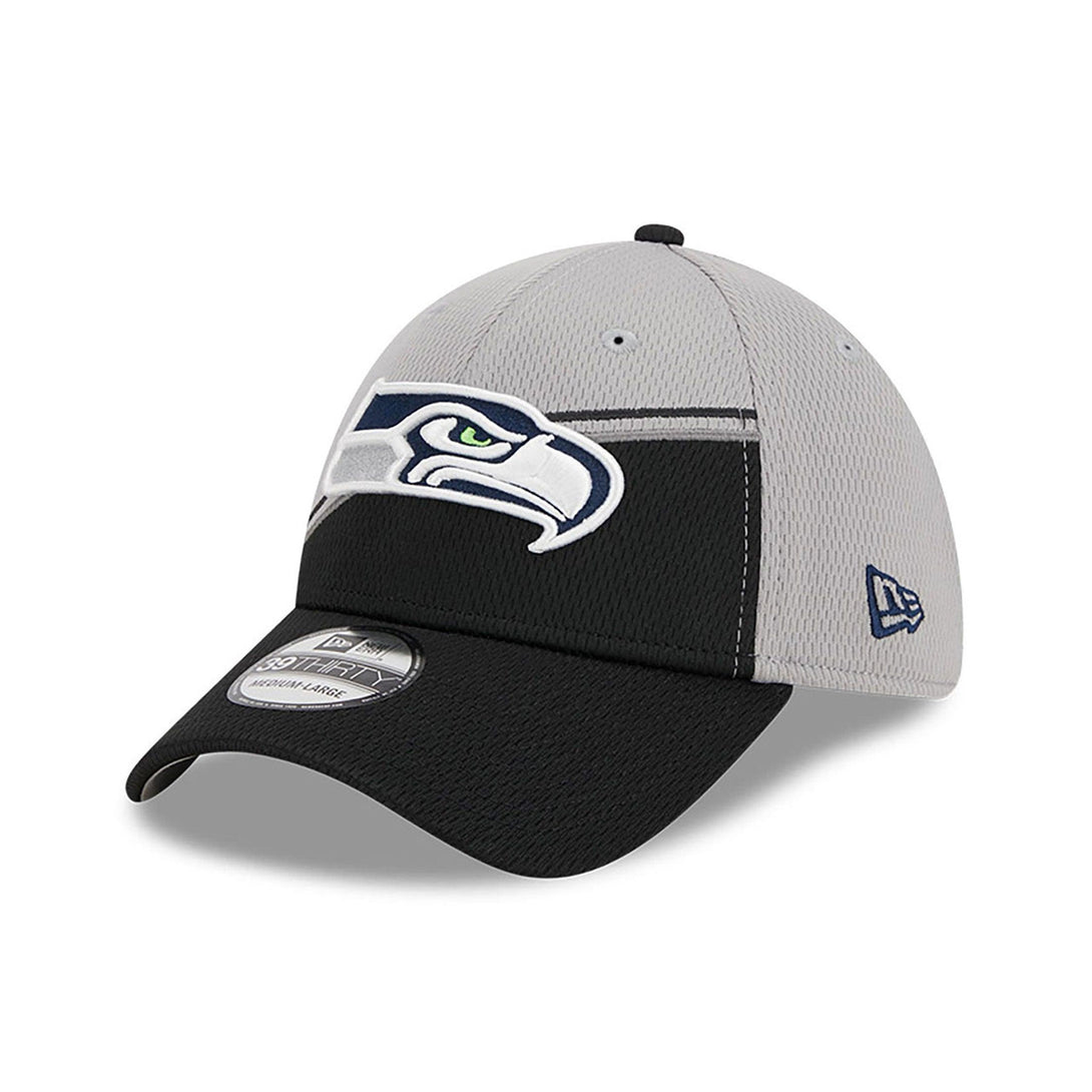 New Era Seattle Seahawks NFL Sideline 2023 Grey 39THIRTY Stretch Fit Baseball sapka - Sportmania.hu