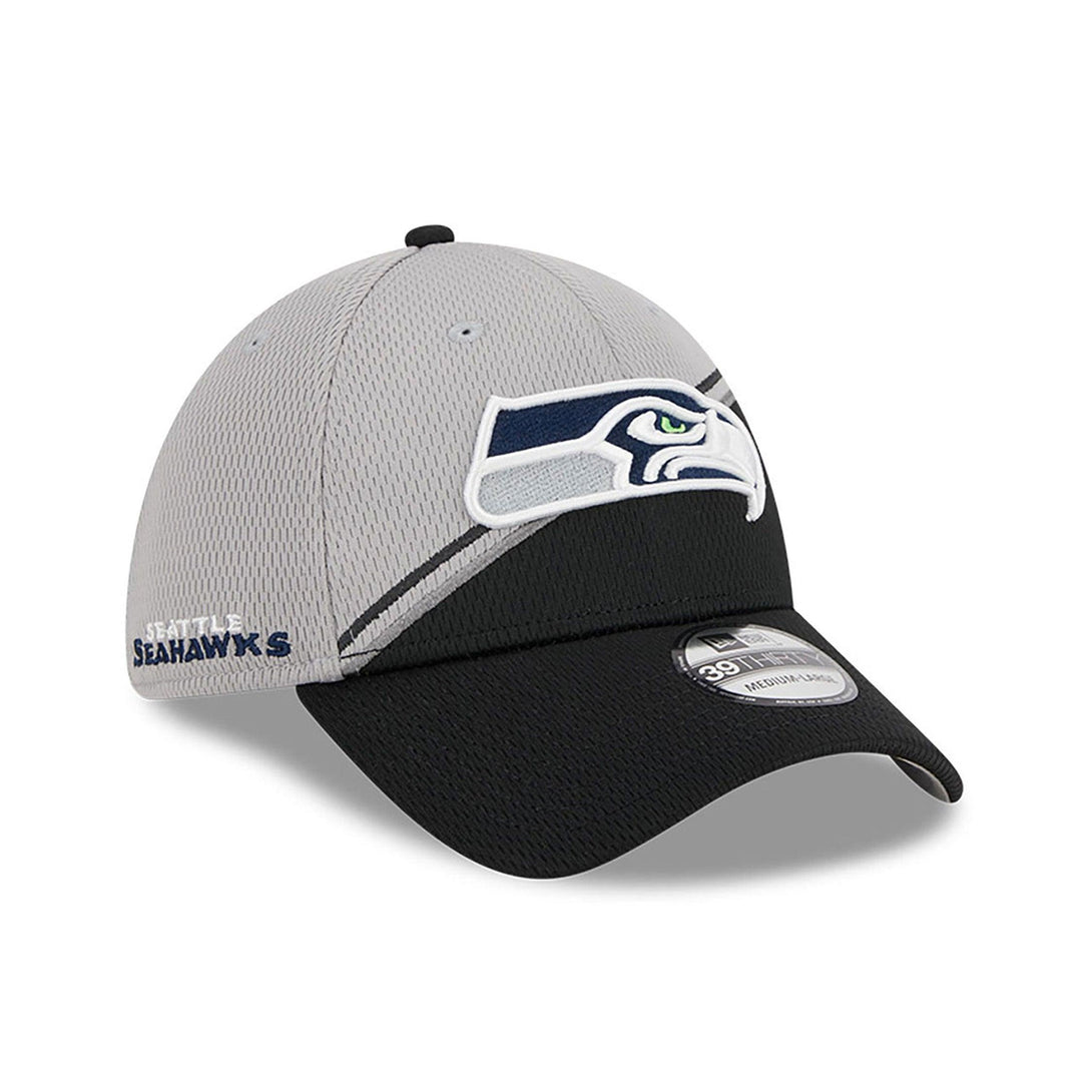 New Era Seattle Seahawks NFL Sideline 2023 Grey 39THIRTY Stretch Fit Baseball sapka - Sportmania.hu