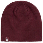 New Era Skully Los Angeles Dodgers Hat bordó kötött sapka 60691106
