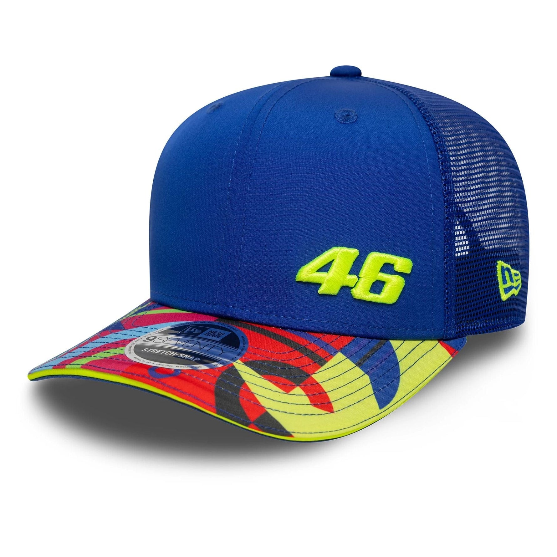 New Era VR46 Vale Fanwear Dark Blue 9SEVENTY Stretch Snap sapka - Sportmania.hu
