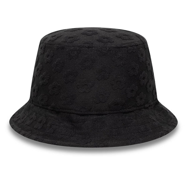 New Era Womens Towelling Black Adventure Bucket