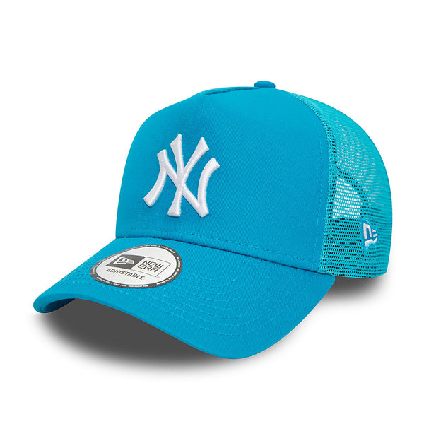 New York Yankees League Essential Blue A-Frame trucker sapka