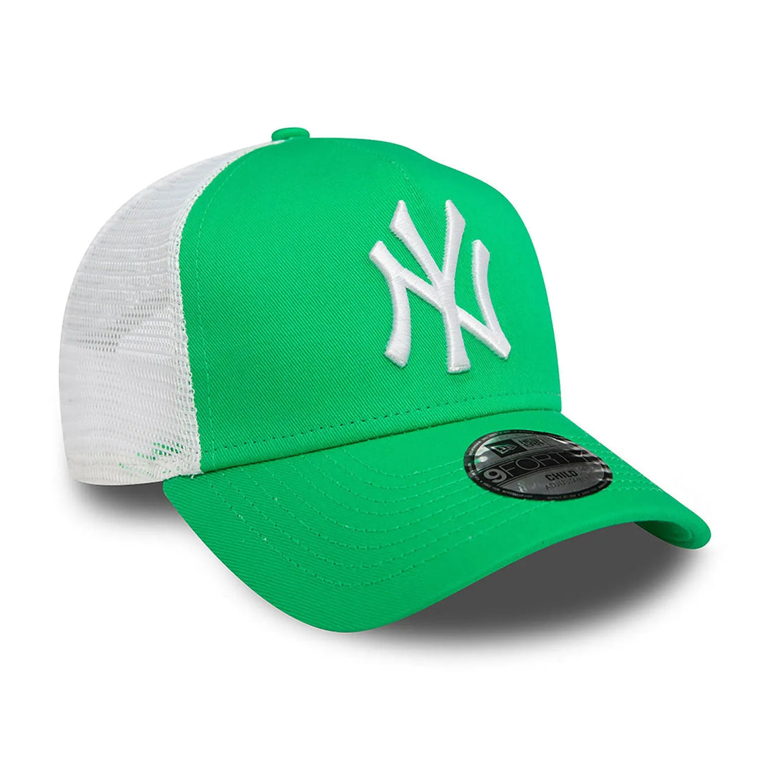 New Era New York Yankees League Essential Green A-Frame Trucker sapka, gyerek Baseball sapka - Sportmania.hu