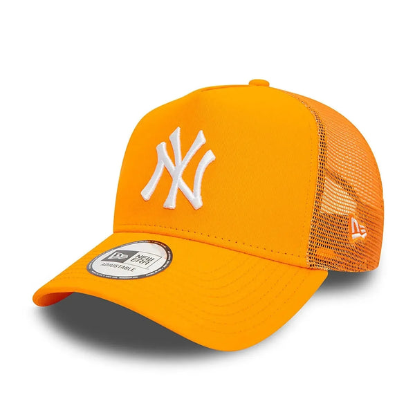 New Era New York Yankees League Essential Orange A-Frame Trucker Cap Baseball sapka - Sportmania.hu