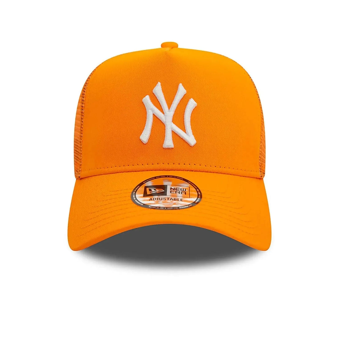 New Era New York Yankees League Essential Orange A-Frame Trucker Cap Baseball sapka - Sportmania.hu