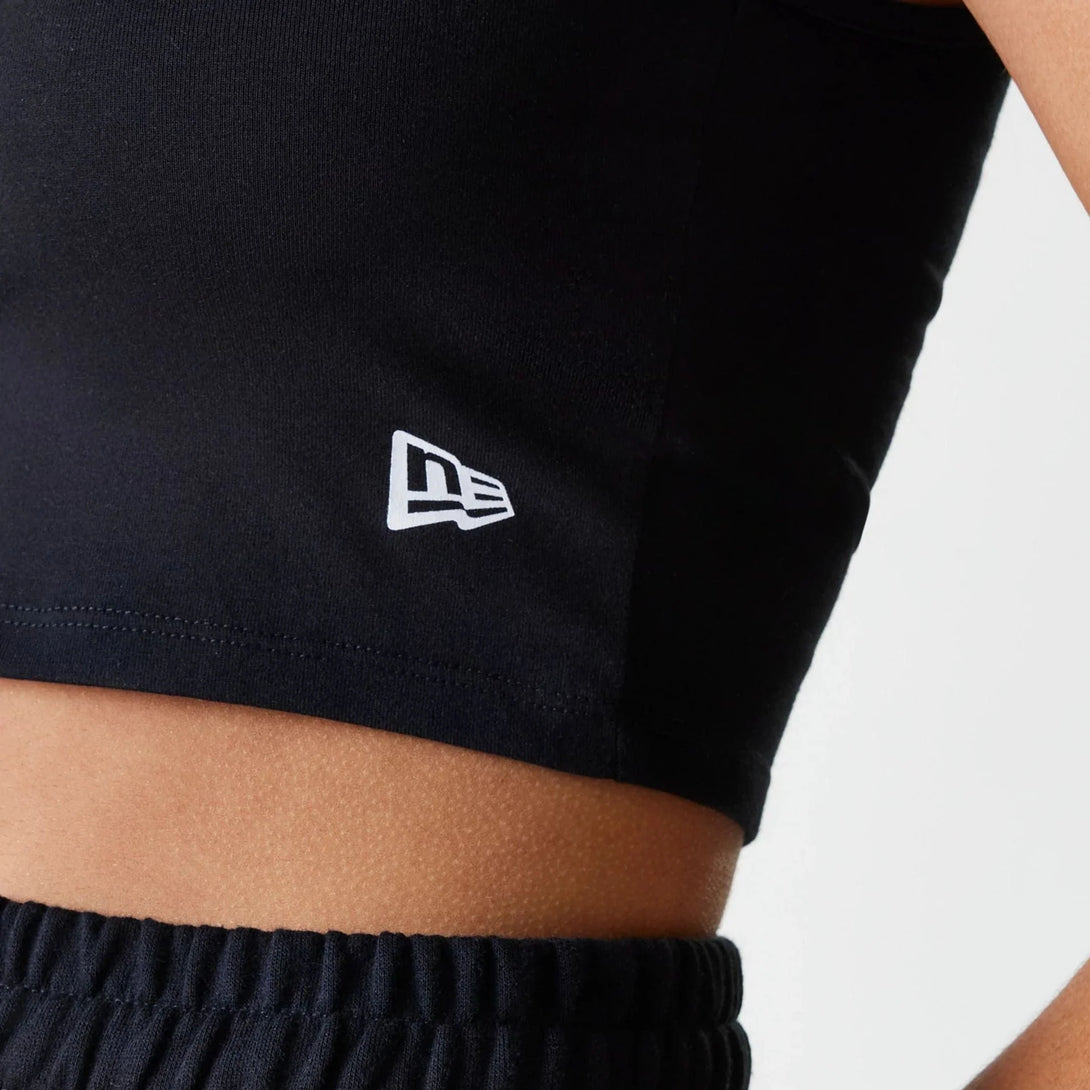 New York Yankees Womens MLB Midi League Essential Black Crop Tank Top - Sportmania.hu