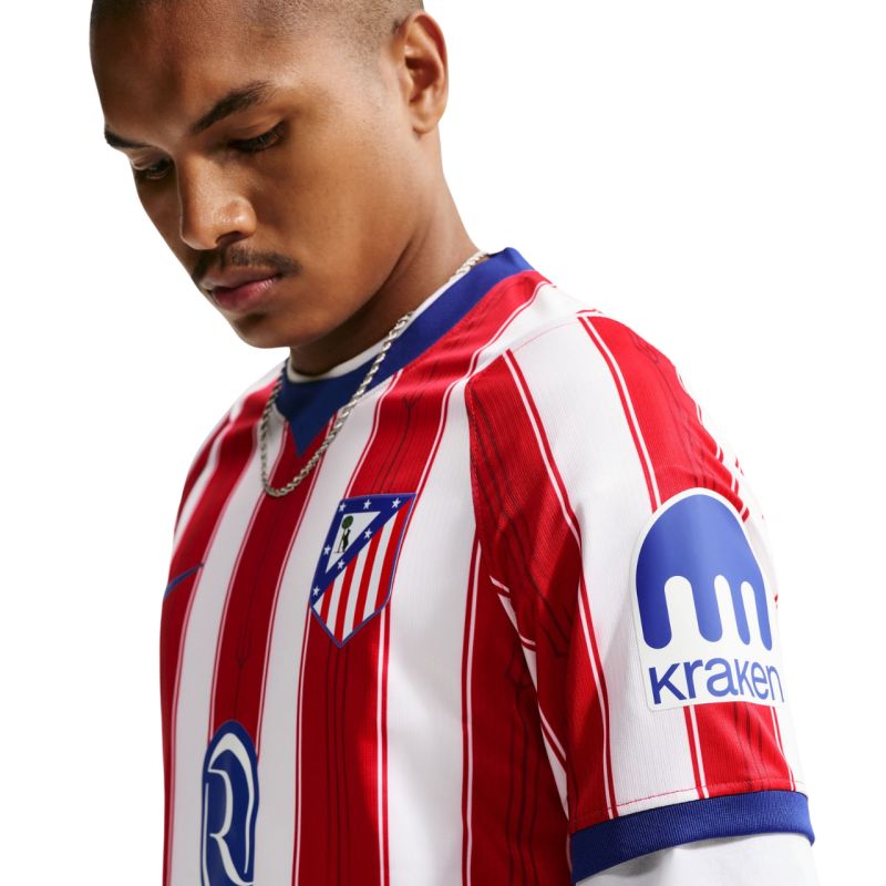 Nike Atlético Madrid 2026/27 Stadium Home Men's Jersey White and Red piros férfi póló