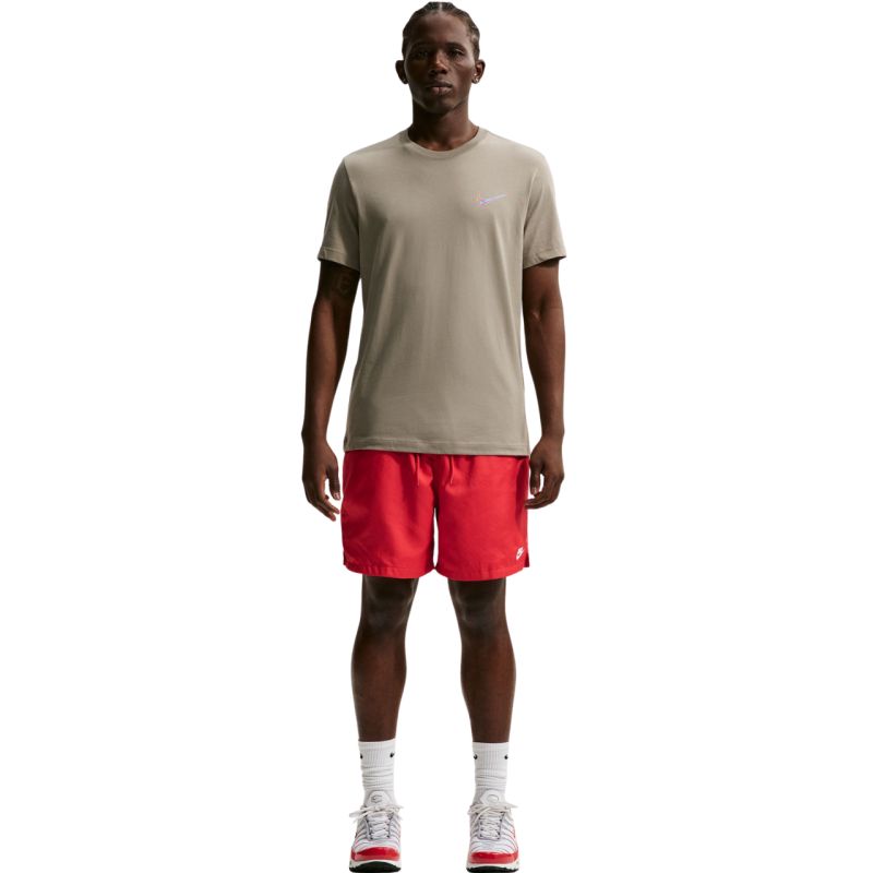 Nike Club men's red piros férfi rövidnadrág FN3307657