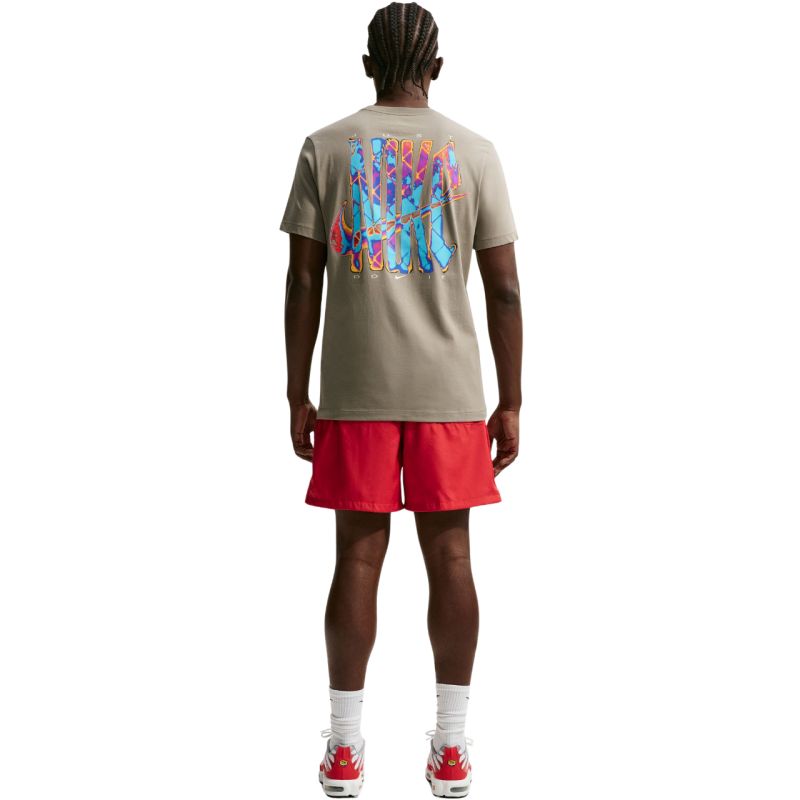 Nike Club men's red piros férfi rövidnadrág FN3307657