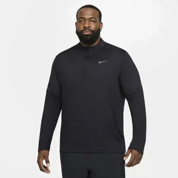 Nike Dri-FIT rövid cipzáras futófelső, férfi Hosszú ujjú Póló
