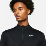 Nike Dri-FIT rövid cipzáras futófelső, férfi Hosszú ujjú Póló