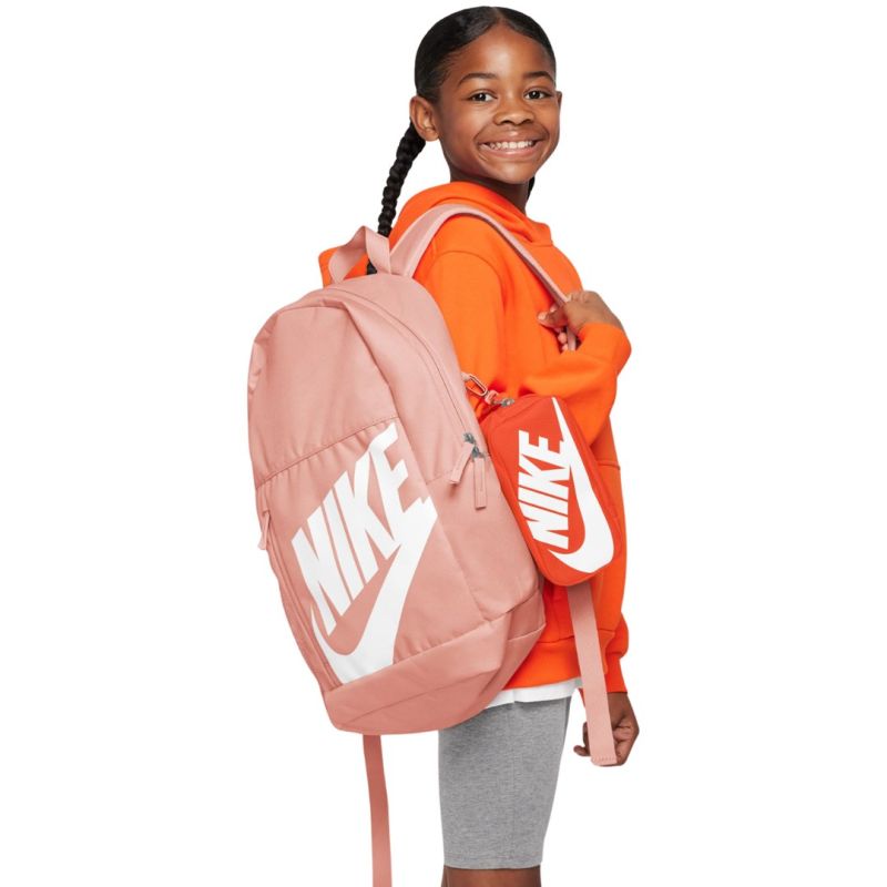 Nike Elemental Backpack Peach + Pencil Case narancssárga hátizsák