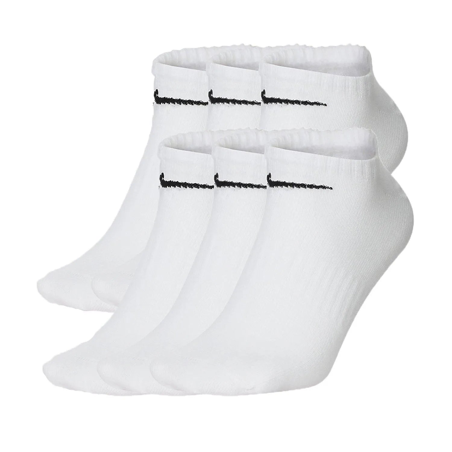 Nike Everyday Lightweight No-Show 6 darabos zokni szett, fehér SX7679-100