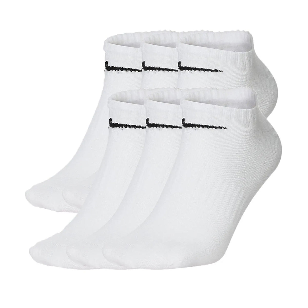 Nike Everyday Lightweight No-Show 6 darabos zokni szett, fehér SX7679-100