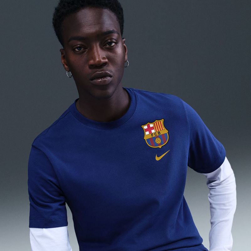 Nike FC Barcelona Crest Tee M HQ8396-455 Póló - Sportmania.hu