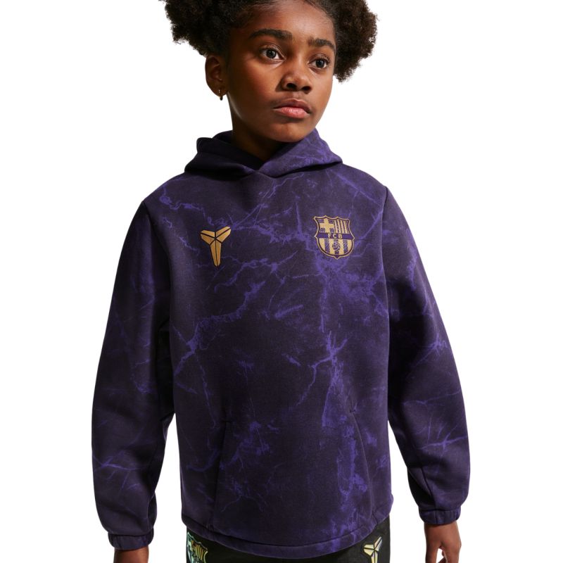 Nike FC Barcelona Kids' Sweatshirt Black and lila gyerek IO4660010
