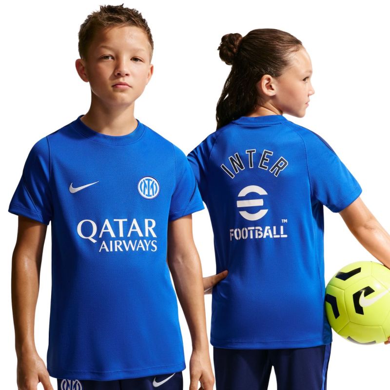 Nike Inter Milan Strike Kids T-Shirt kék gyerek IR0095439