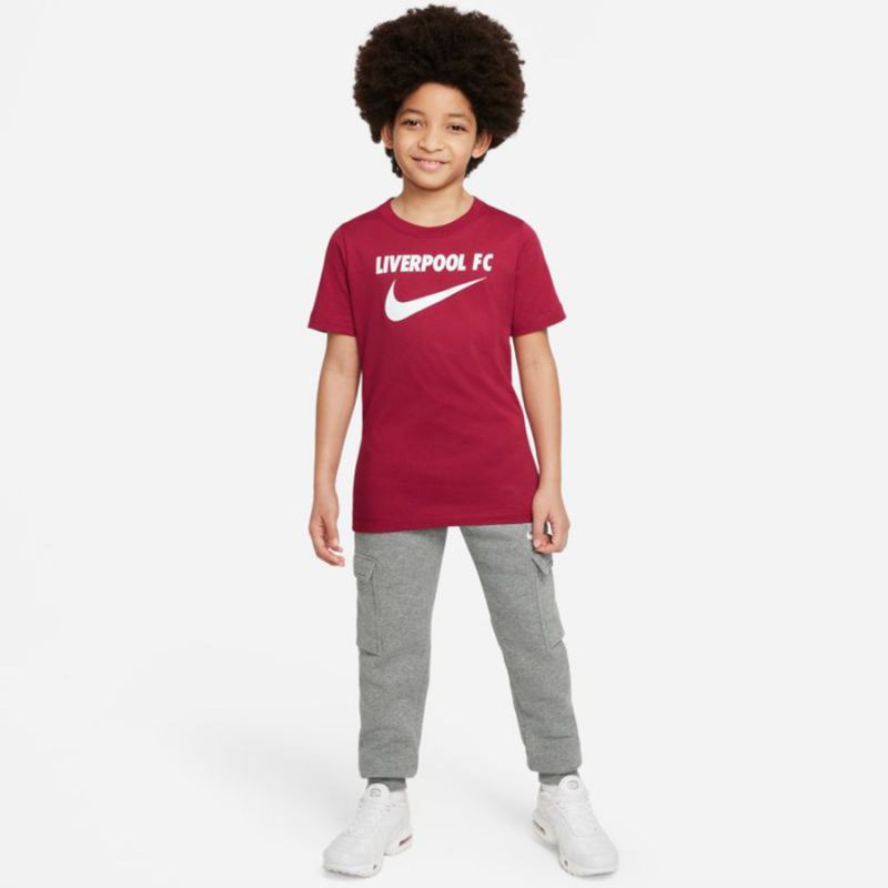 Nike Liverpool FC Swoosh Y Jr DJ1535 608 T-shirt Póló Ruházat Póló - Sportmania.hu