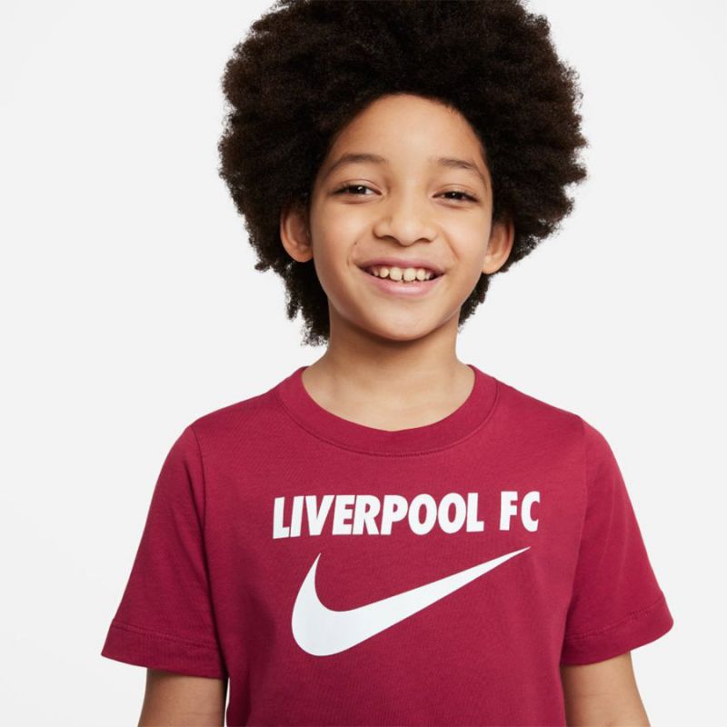 Nike Liverpool FC Swoosh Y Jr DJ1535 608 T-shirt Póló Ruházat Póló - Sportmania.hu