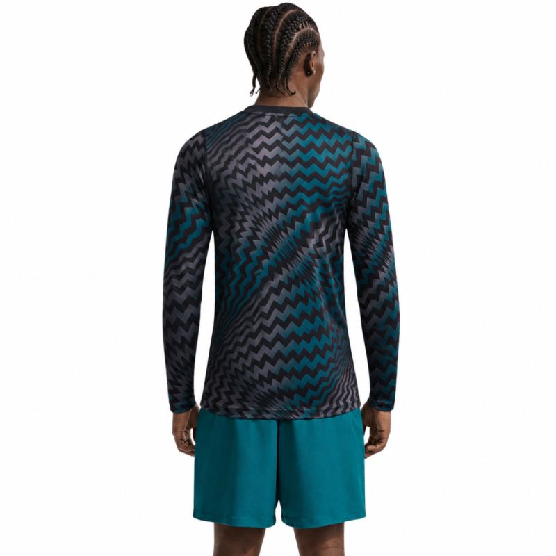 Nike Men's Dri-FIT Gardien VI Goalkeeper Jersey Black-Grey- 010 kék kapusmez HV5306010