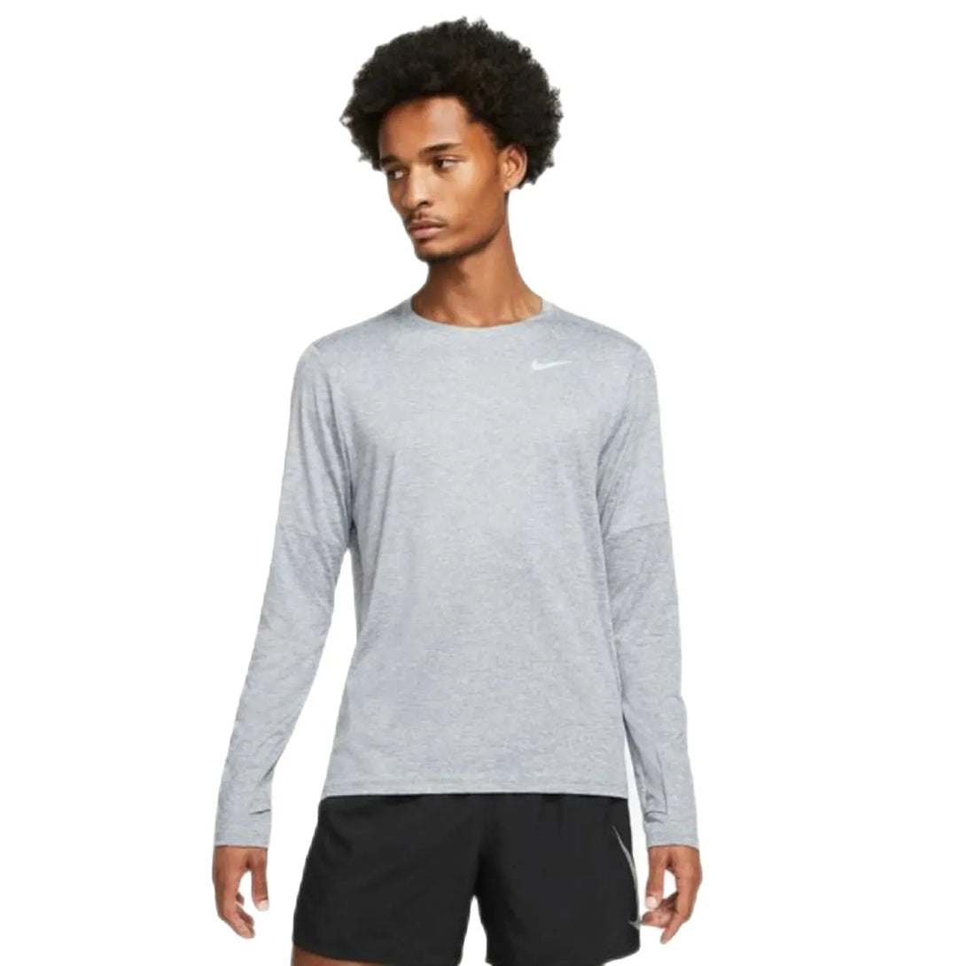 Nike_ N Dri-FIT EleMt M Running Crew Hosszú ujjú póló