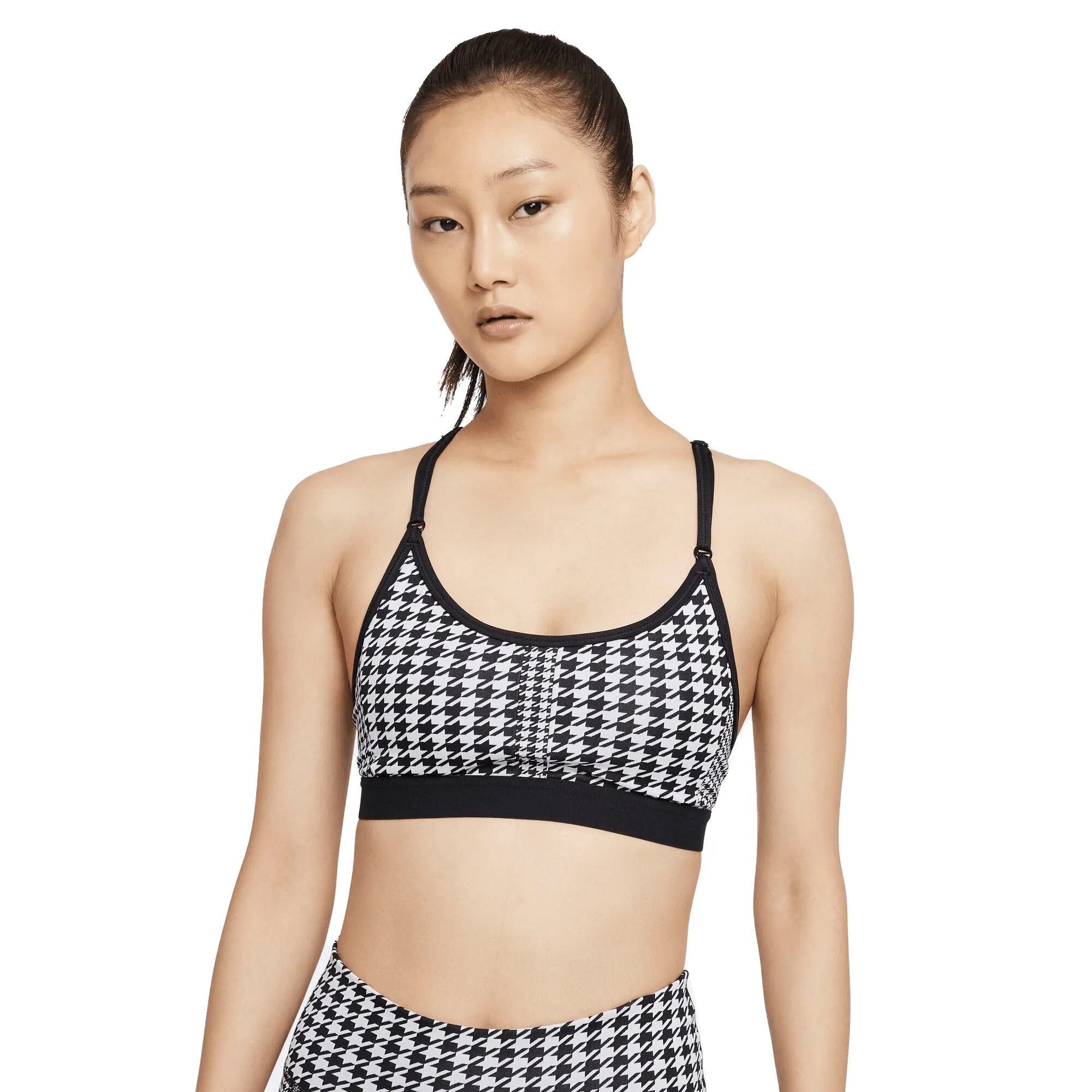 Nike_ Nike Dri-FIT Indy Icon Clash Women\'s Light-Support Padded T-Back Sports Bra Sportmelltartó - Sportmania.hu