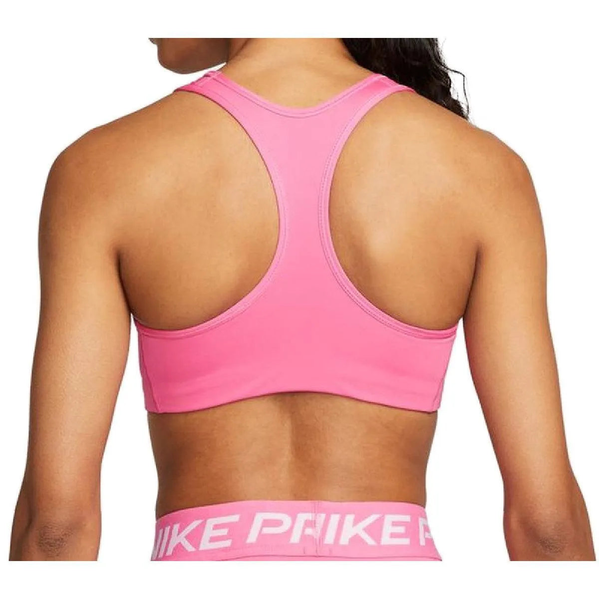 Nike_ Nike Swoosh-Women\'s Medium-Support Graphic Sports Bra Sportmelltartó - Sportmania.hu