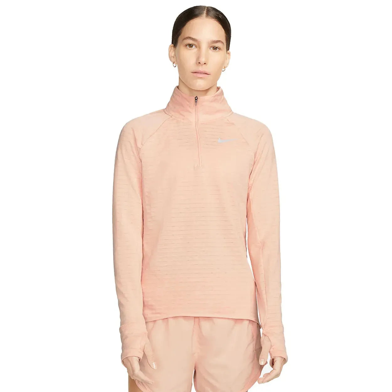 Nike_ Nike Therma-FIT Element-Women\'s 1/2-Zip Running Top Hosszú ujjú póló - Sportmania.hu