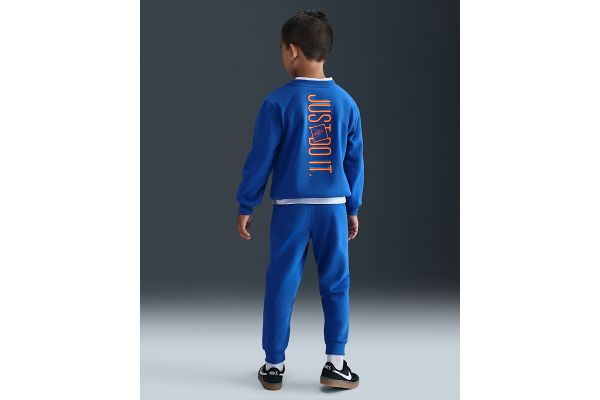 Nike_ Nkb B Nsw Gwm Lt Wt Flc Crew S(Haddad) kék Nadrág gyerek