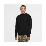 Nike NSW Tech Fleece Crew M sweatshirt fekete férfi pulóver CU4505-010