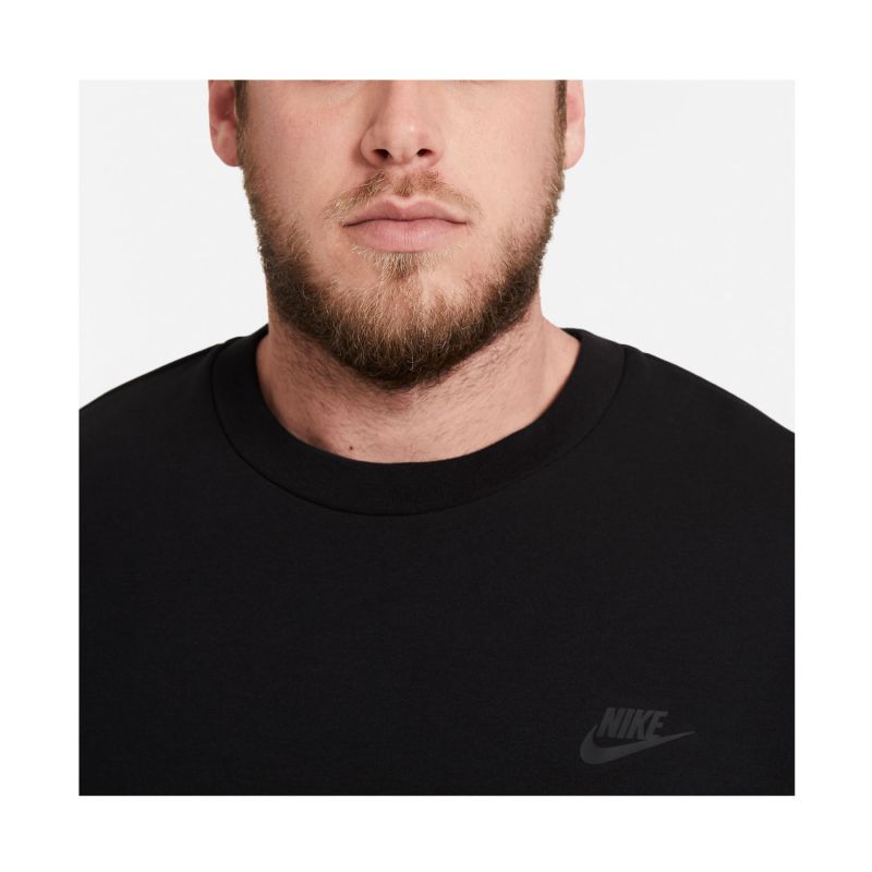 Nike NSW Tech Fleece Crew M sweatshirt fekete férfi pulóver CU4505-010