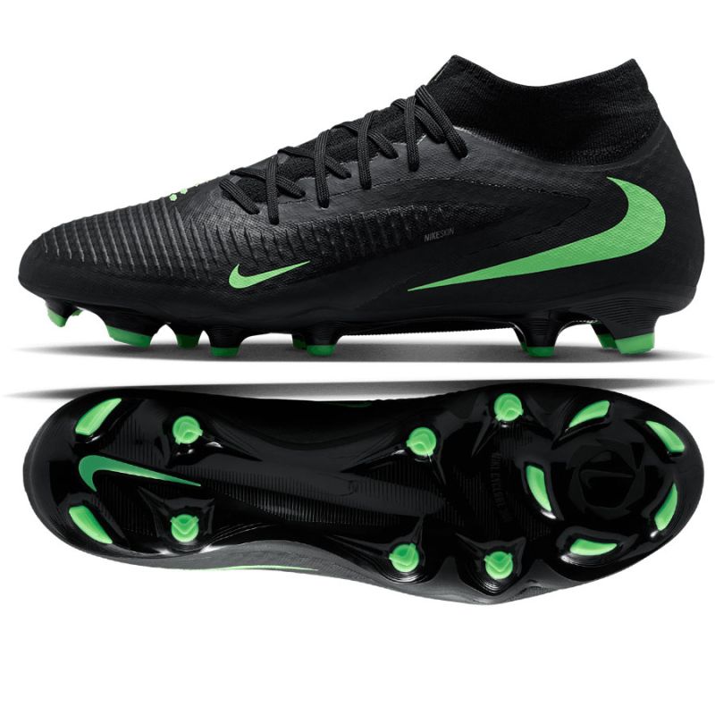 Nike Phantom 6 High Academy FG/MG fekete cipő HQ2278-001