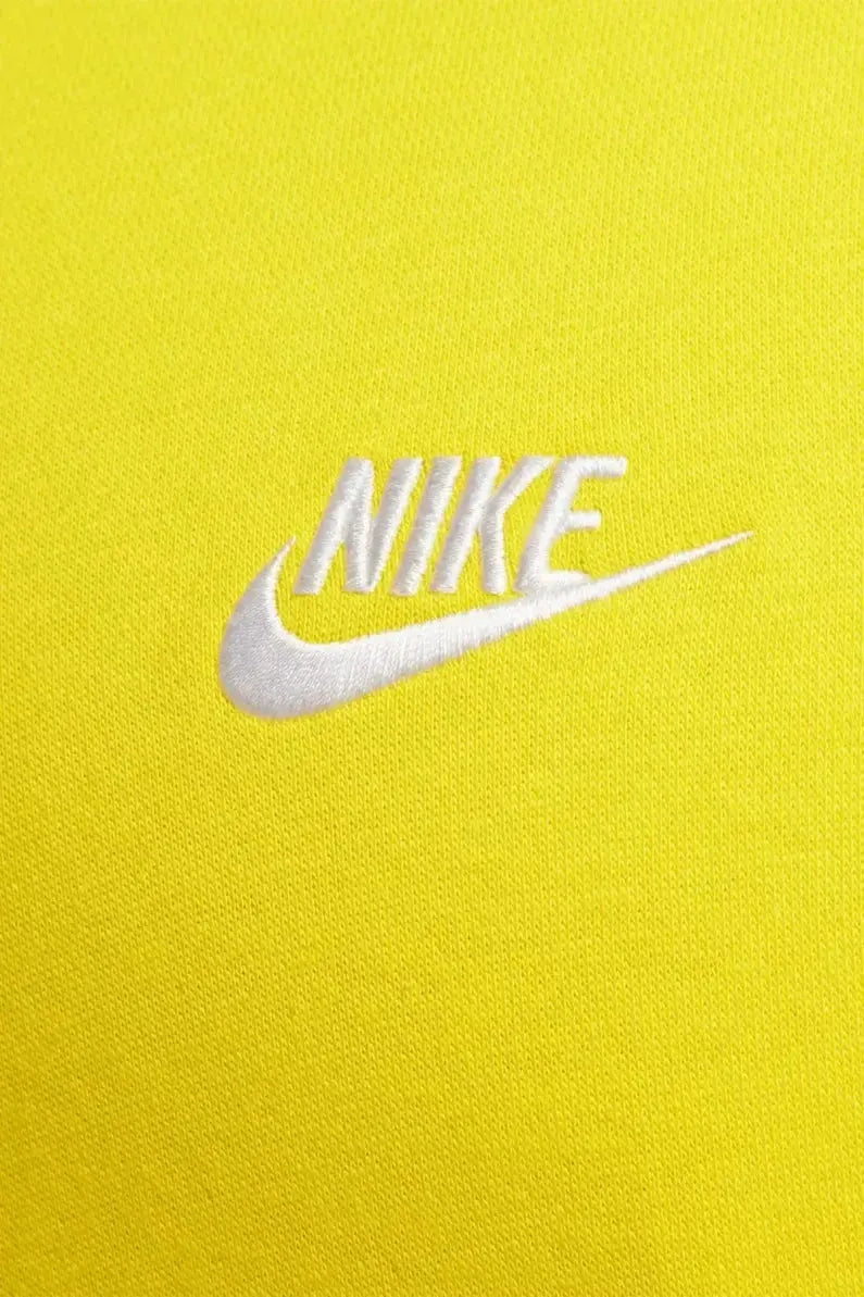 Nike Sportswear Club Fleece kapucnis pulóver, sárga - Sportmania.hu