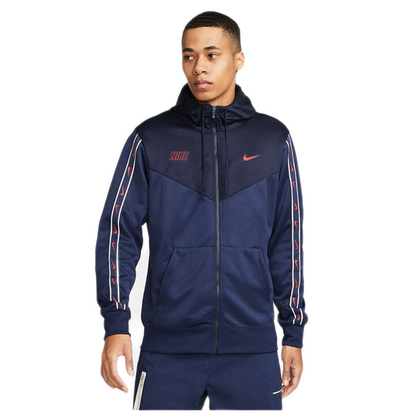 Nike Sportswear Repeat Cipzáras kapucnis pulóver, férfi