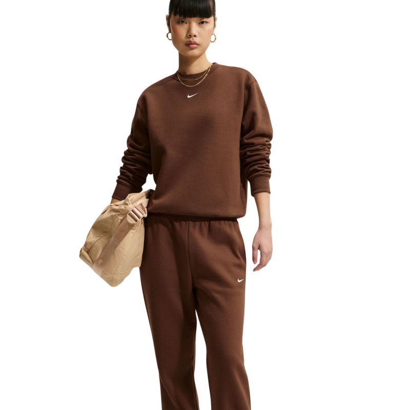 Nike Studio Fleece Medium Weigh Women's Brown barna női nadrág IM8078259