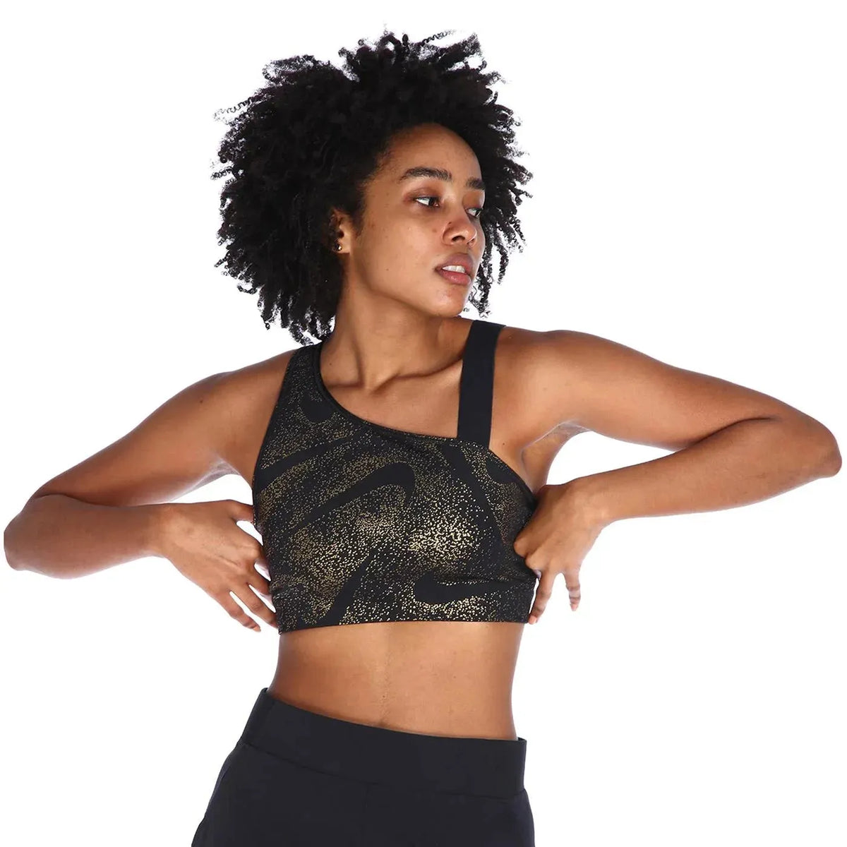 Nike Swoosh Medium-Support Asymmetrical Non-Padded Sports női Sportmelltartó