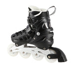 Nils Extreme 4in1 inline skates with replaceable hockey blade, LED, size M (35-38) fekete görkorcsolya