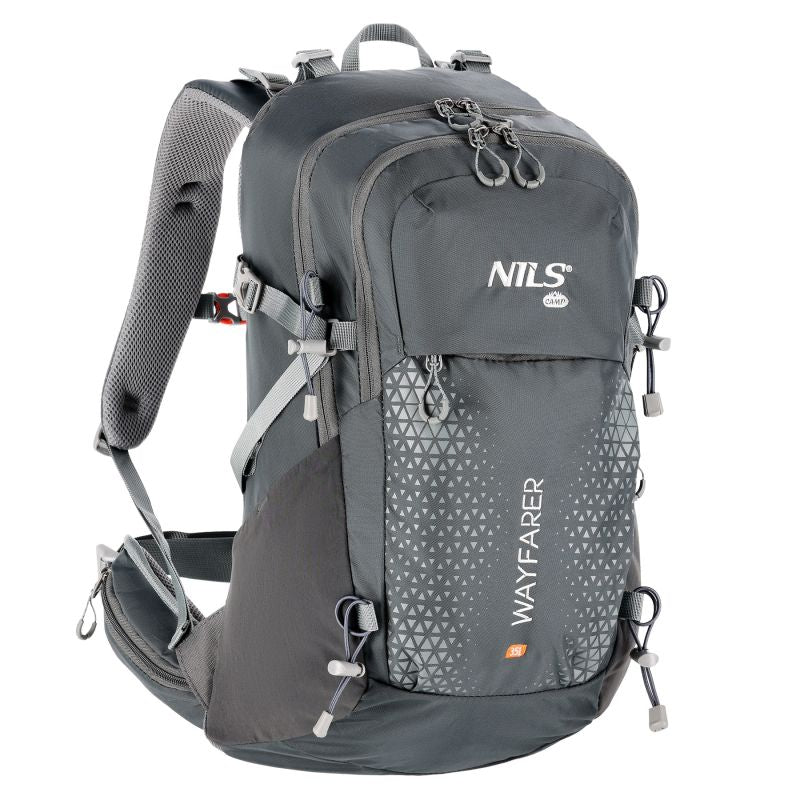 Nils Extreme Nc1925 Gray Wayfarer 35l Nils Camp Travel Backpack szürke hátizsák
