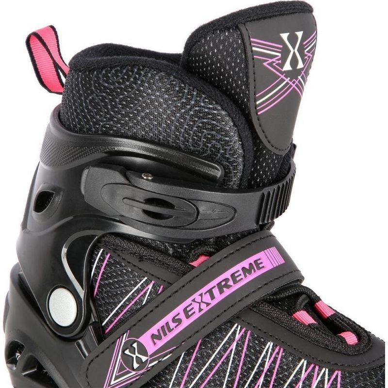 Nils Extreme NH11912 A 2in1 roller skates with replaceable hockey blade 31-34 Jr 16-21-045 fekete görkorcsolya, gyerek