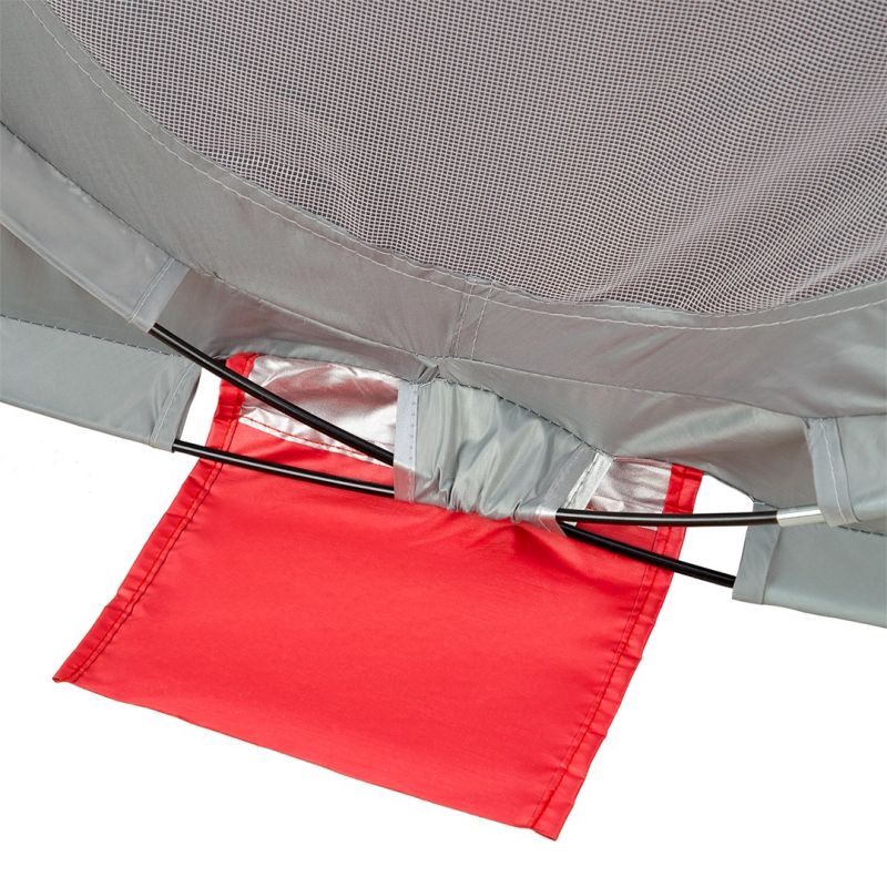 Nils Extreme NILS CAMP NC3142 Self-Placing Beach Tent Red-Gray