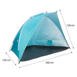 Nils Extreme NILS CAMP NC8030 beach tent turquoise 260x120x120 cm türkiz hátizsák