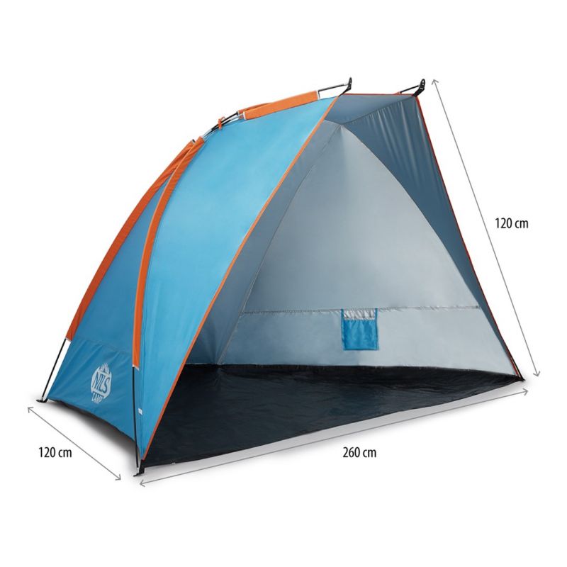 Nils Extreme NILS CAMP NC8030 XXL blue beach tent kék hátizsák