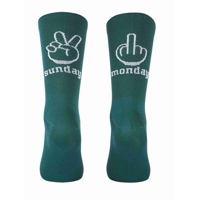 Northwave Sunday Monday Sock cycling socks emerald zokni C89222012_141