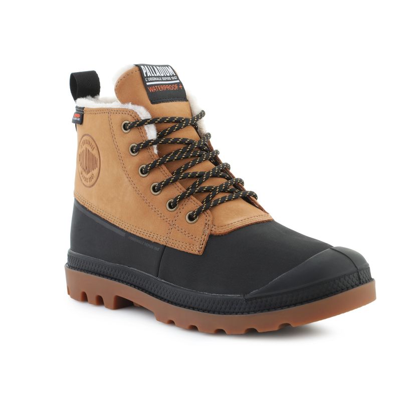 Palladium Pampa Duck Wl Wp+ Dear Brown 79547-254-M